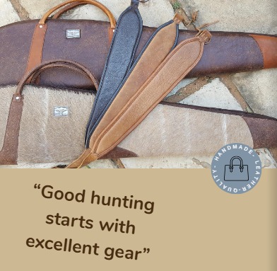 Handmade leather gun slings and cases